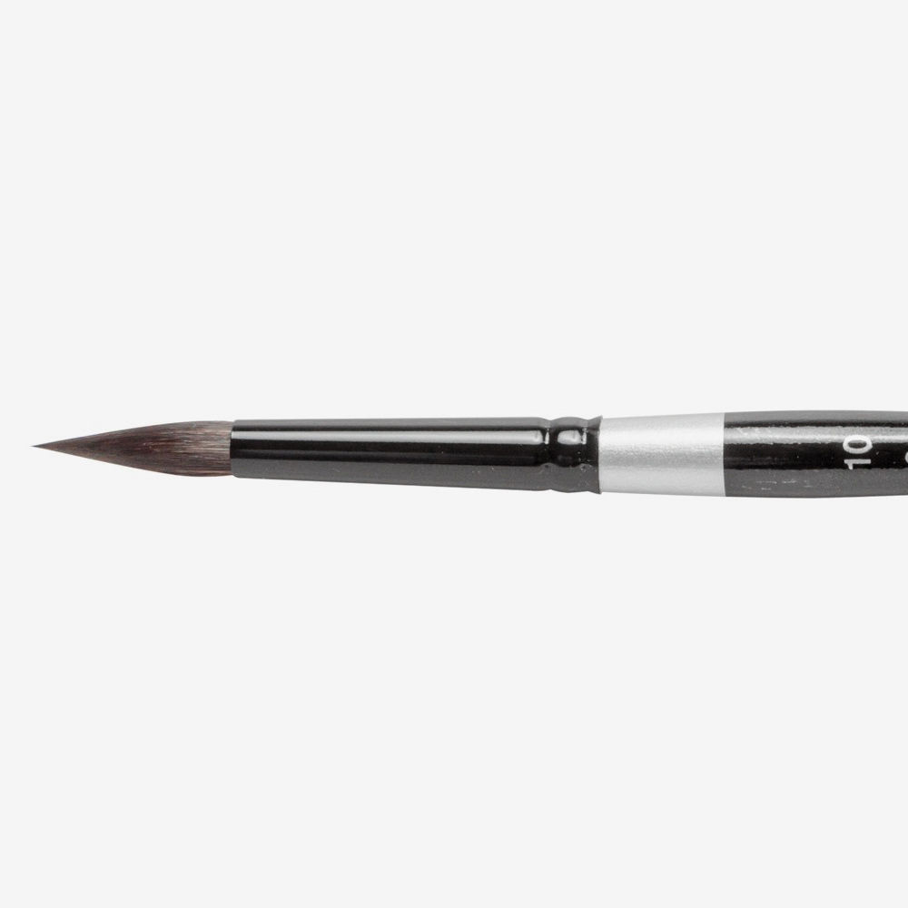 SILVER BRUSH : BLACK VELVET : SQUIRREL & RISSLON BRUSH