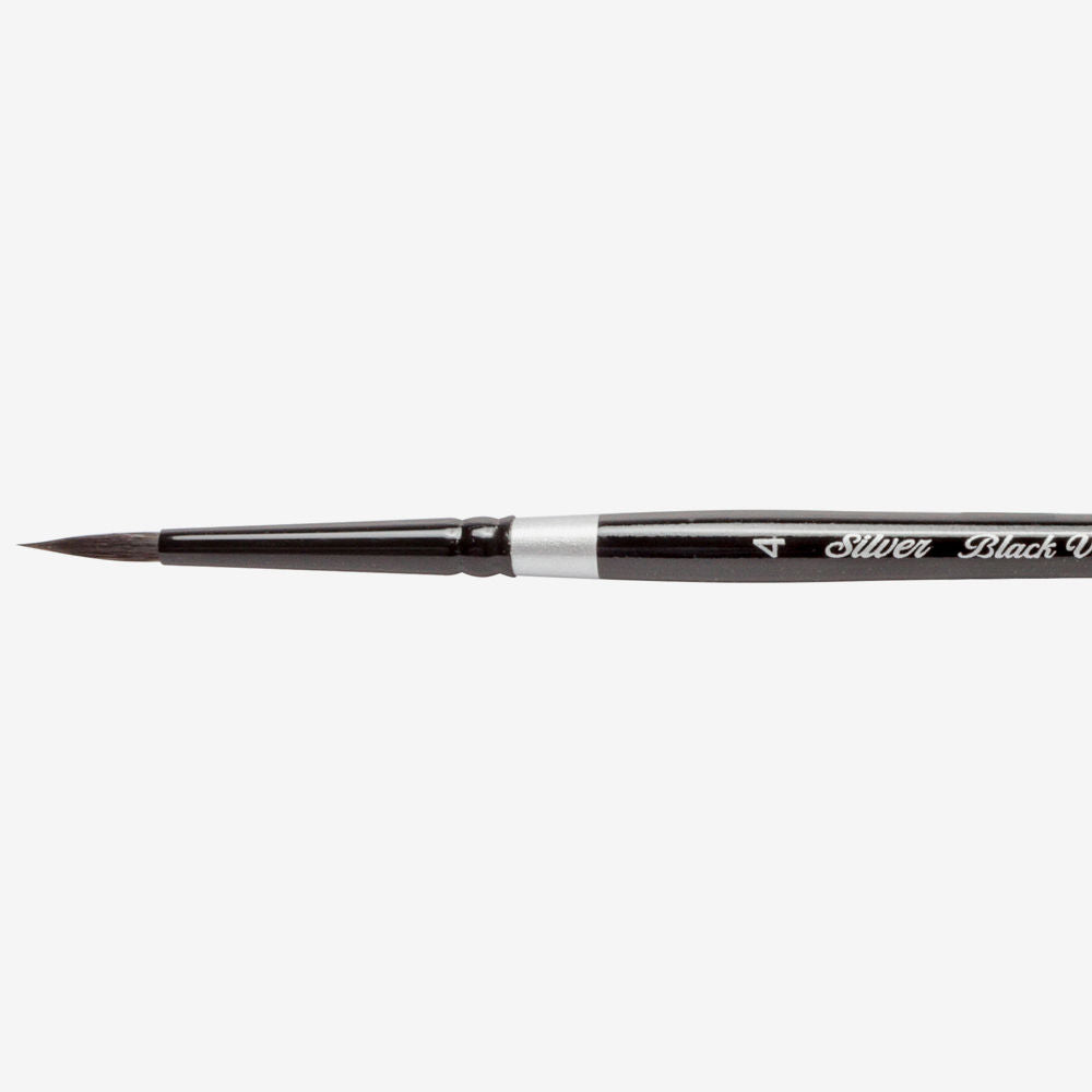 SILVER BRUSH : BLACK VELVET : SQUIRREL & RISSLON BRUSH