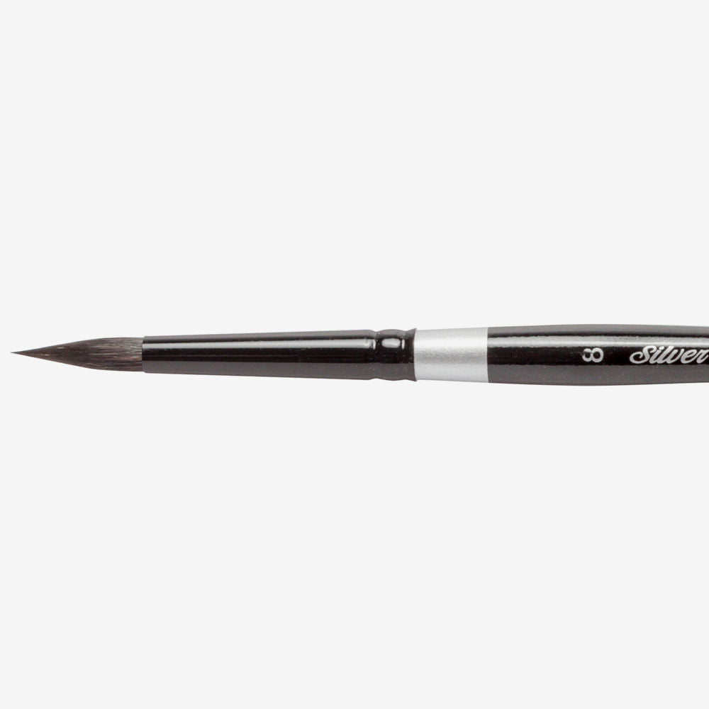 SILVER BRUSH : BLACK VELVET : SQUIRREL & RISSLON BRUSH
