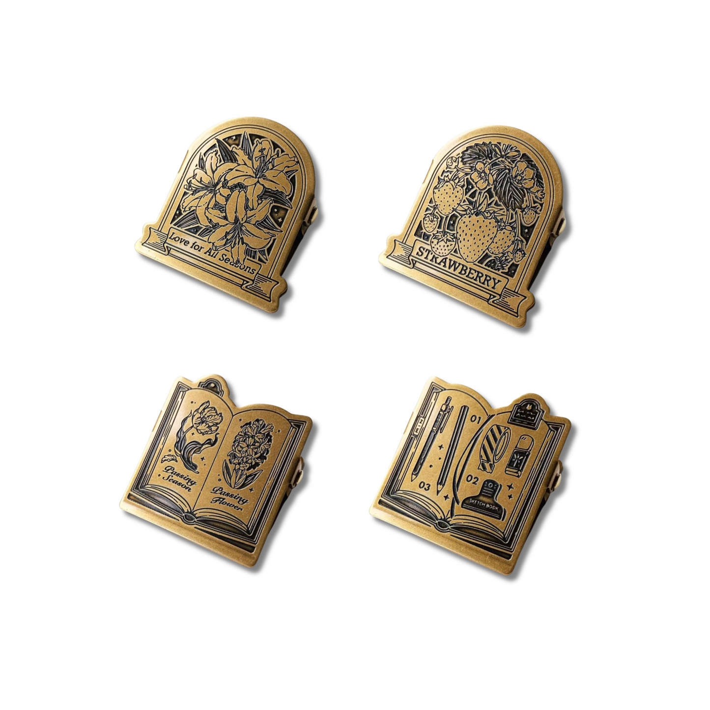AAAI'S : NOTEBOOK BRASS CLIP: 2025 SPRING COLLECTION