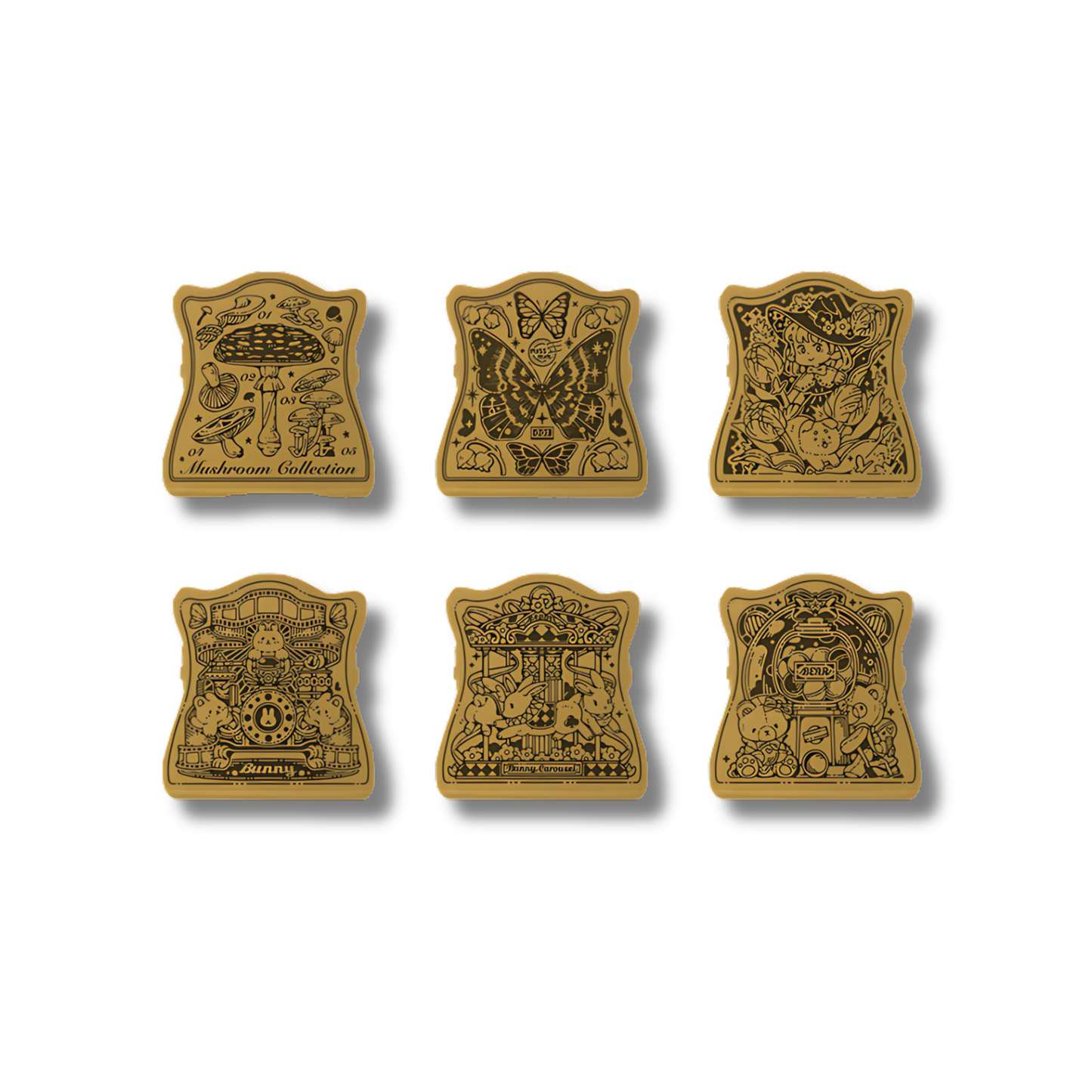 AAAI'S : NOTEBOOK BRASS CLIPS : NATURE COLLECTION