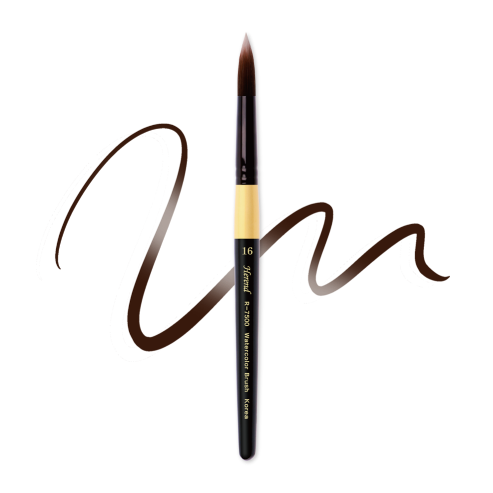 HEREND : MINI R-7500 ROUND BRUSH (Synthetic)