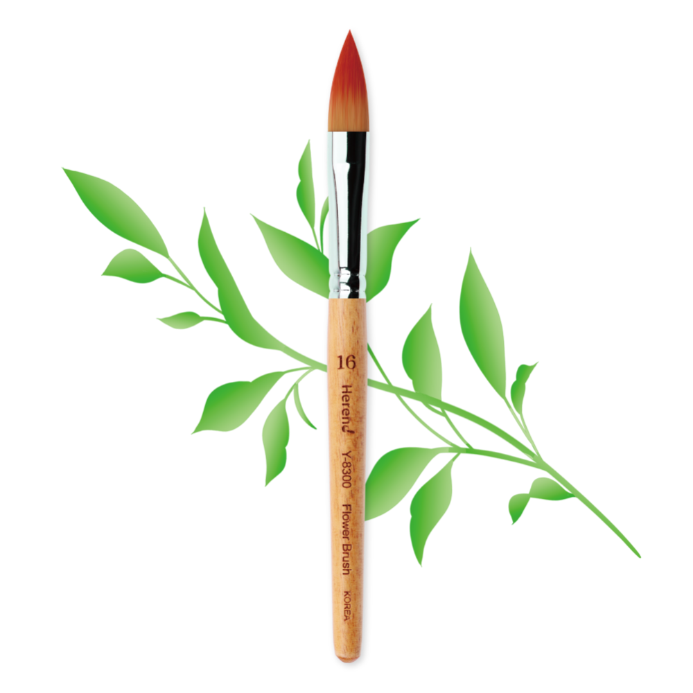 HEREND : MINI-Y8300 LEAF BRUSH (Synthetic)