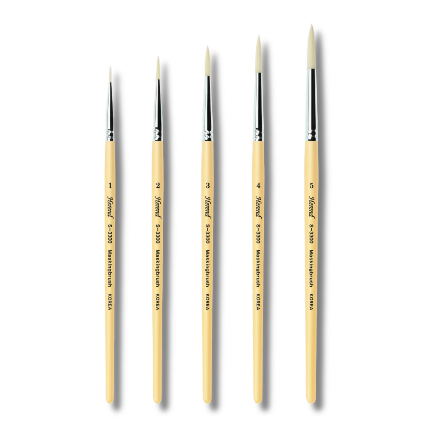 HEREND : S-3300 ROUND BRUSH (Synthetic)