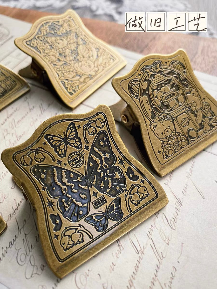 AAAI'S : NOTEBOOK BRASS CLIPS : NATURE COLLECTION