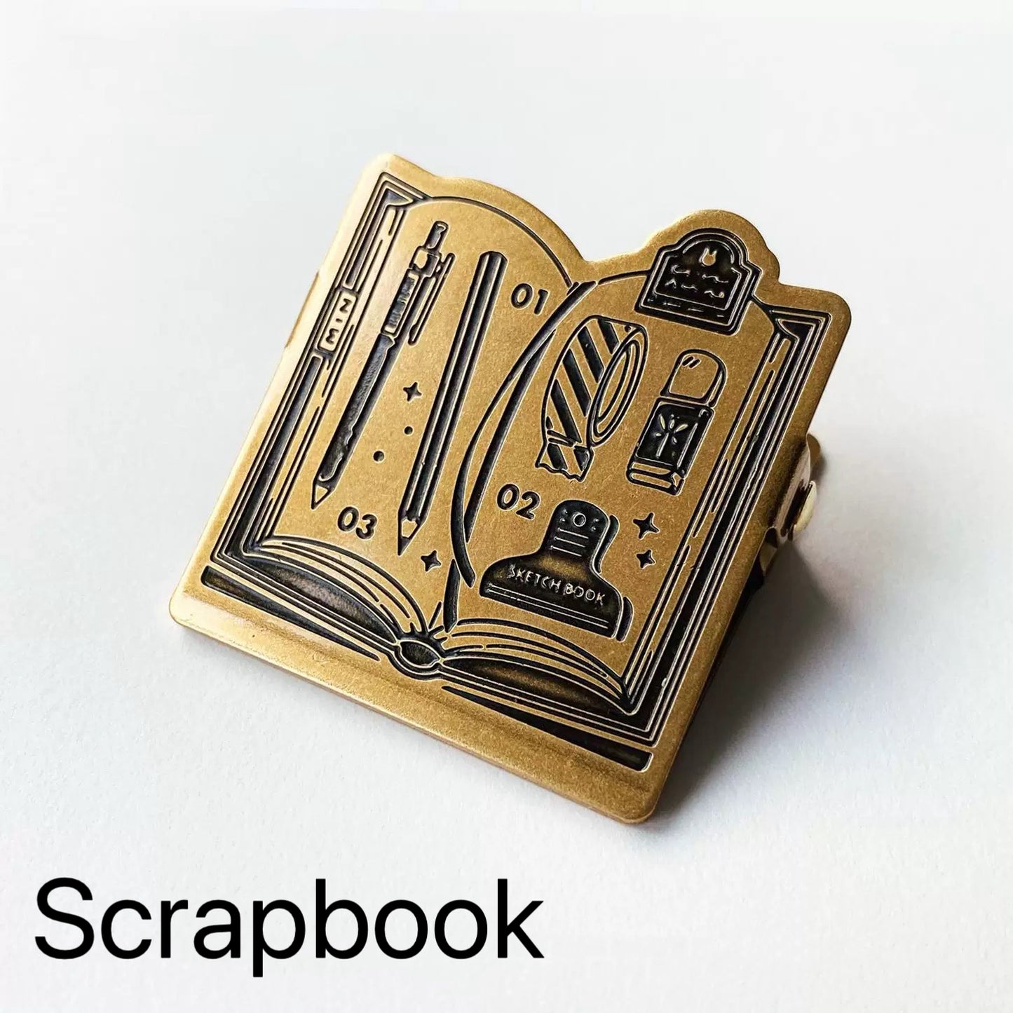 New Notebook Brass Clips