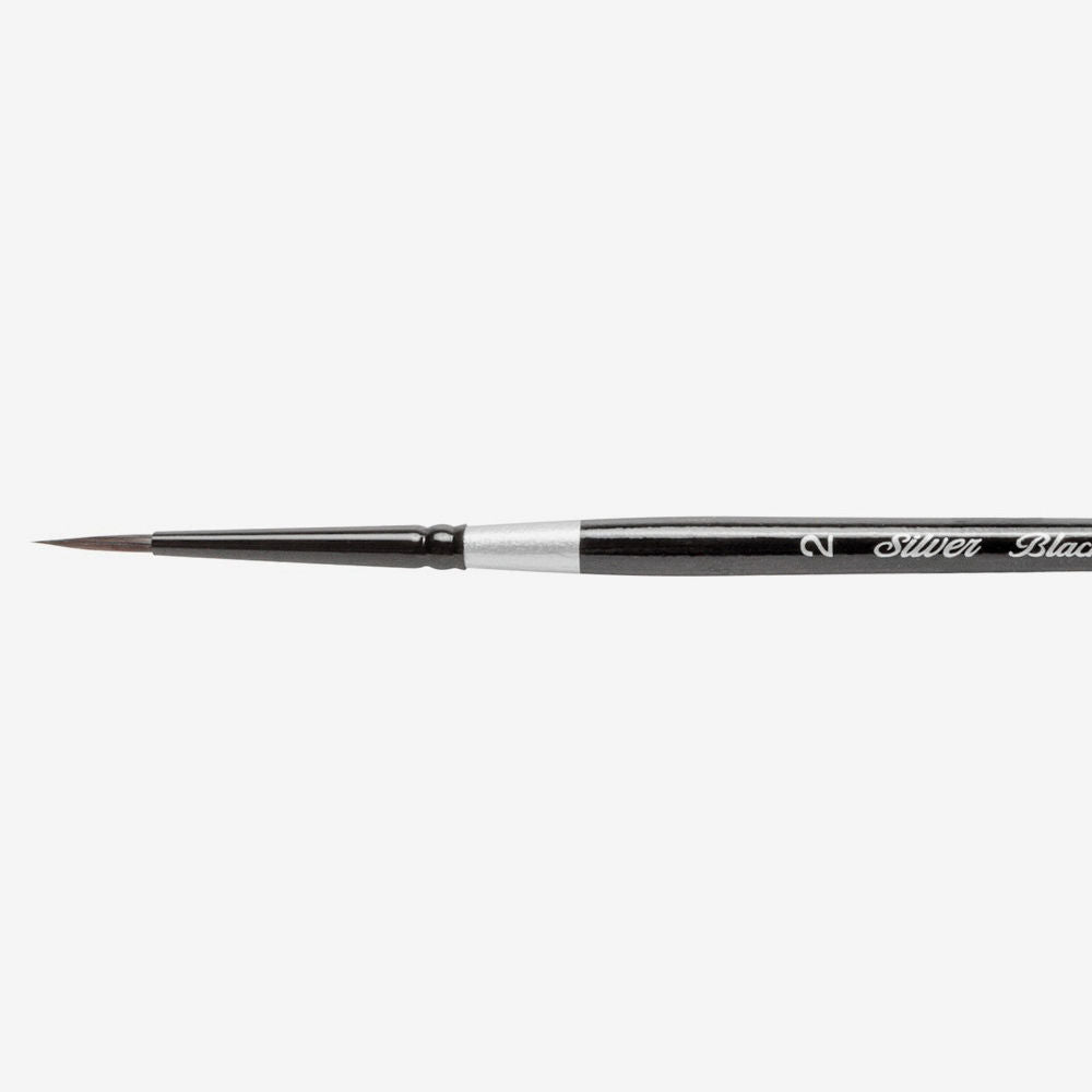 SILVER BRUSH : BLACK VELVET : SQUIRREL & RISSLON BRUSH