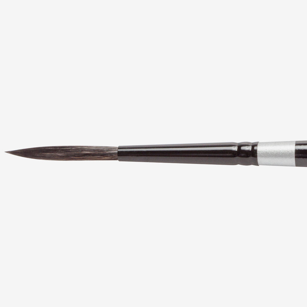 SILVER BRUSH : BLACK VELVET : SQUIRREL & RISSLON BRUSH