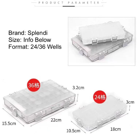 Paint Palette Tray 24/36 Wells, Airtight Paint Palette – All About Art  International, LLC