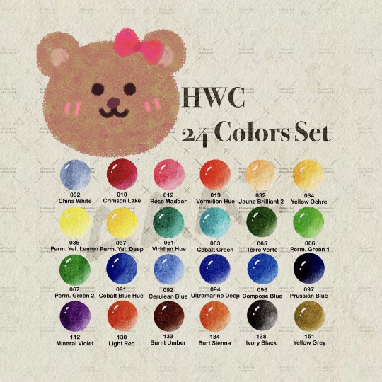 HB Watercolor Trail Pack 0.5ml/1ml/2ml