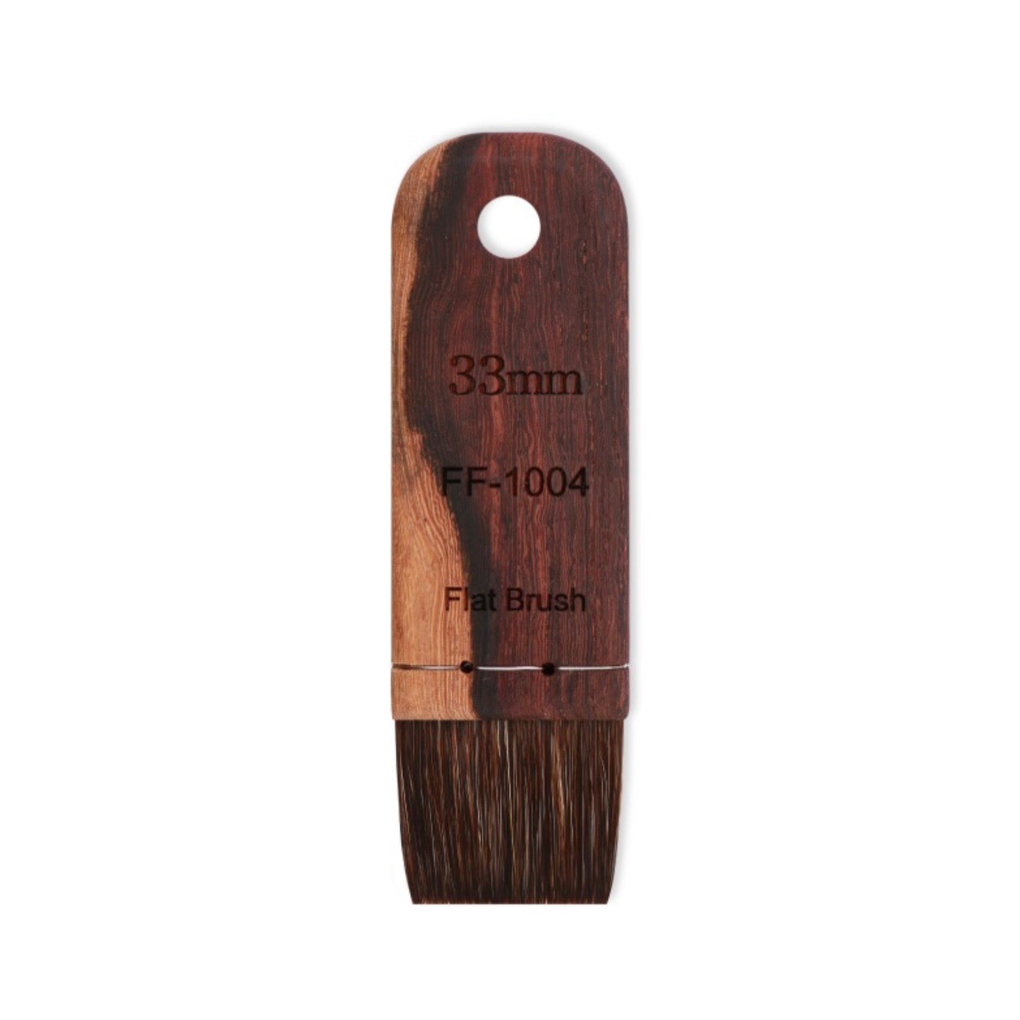 HEREND : FF-1004 FLAT BRUSH (Chipmunk)