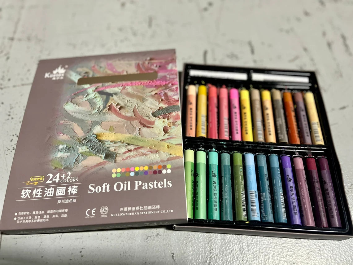 KUELOX : OIL PASTELS : WARM