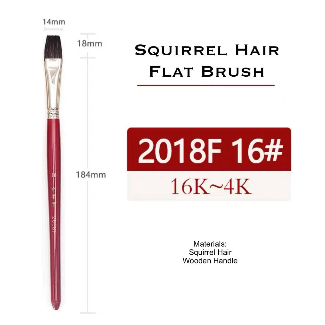 ZHU YU TANG : 2018F FLAT BRUSH