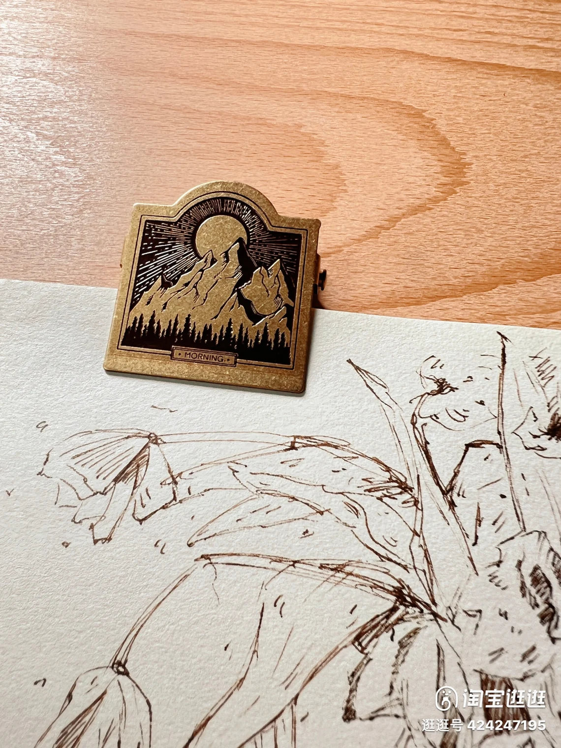 AAAI'S : NOTEBOOK BRASS CLIP