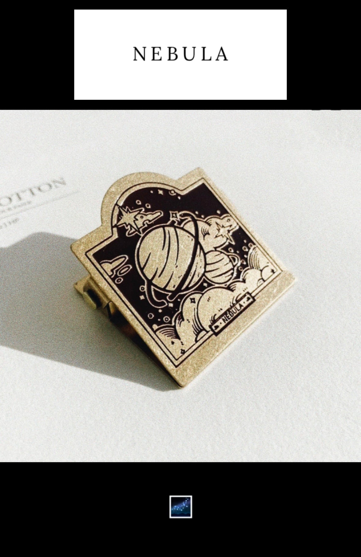 AAAI'S : NOTEBOOK BRASS CLIP