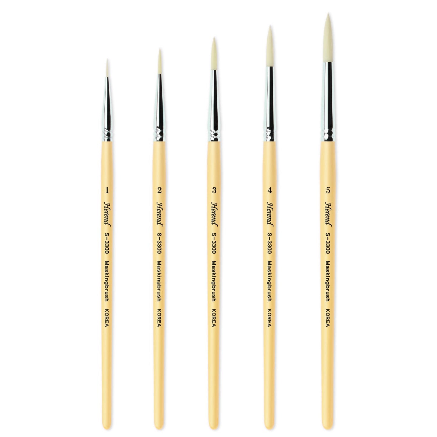 HEREND : S-3300 ROUND BRUSH (Synthetic)