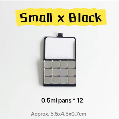 Portable Aluminum Slim Watercolor Palette for Artists on the Go