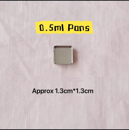 Portable Aluminum Slim Watercolor Palette for Artists on the Go