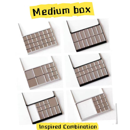 Portable Aluminum Slim Watercolor Palette for Artists on the Go
