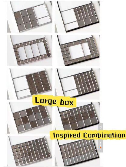 Portable Aluminum Slim Watercolor Palette for Artists on the Go
