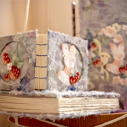 New Arrival – Handmade Watercolor Embroidered Gradient Journal Book