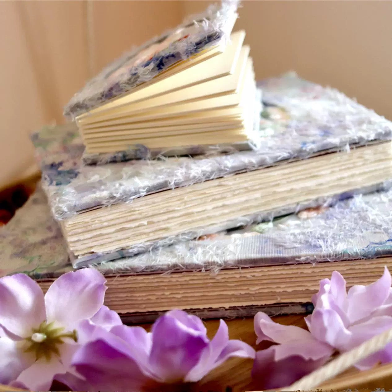 New Arrival – Handmade Watercolor Embroidered Gradient Journal Book