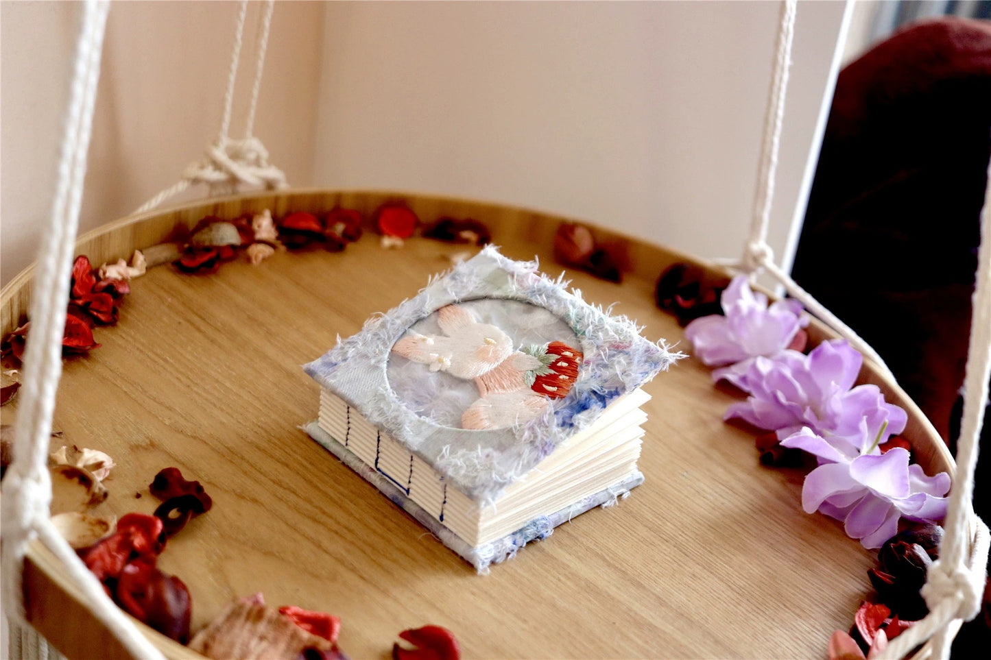 New Arrival – Handmade Watercolor Embroidered Gradient Journal Book