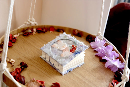 New Arrival – Handmade Watercolor Embroidered Gradient Journal Book