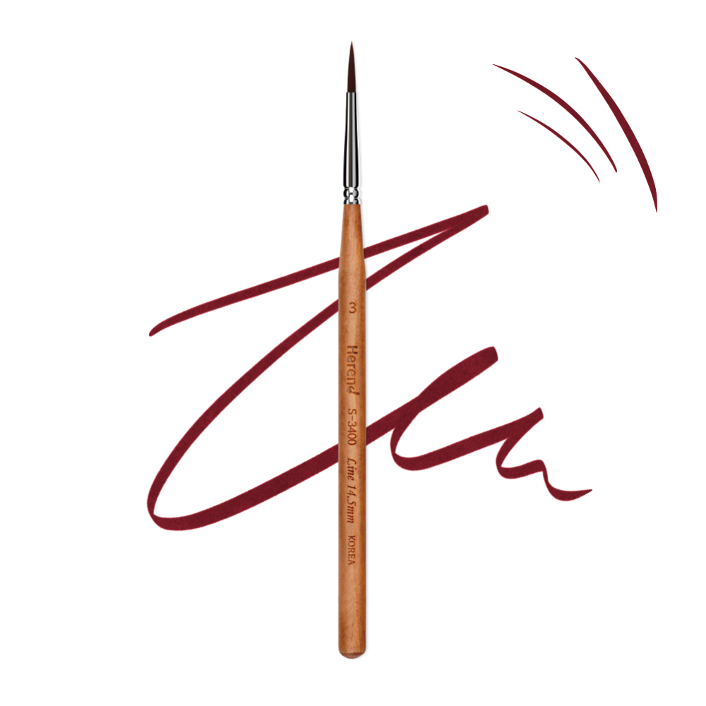 HEREND : S-3400 DETAIL BRUSH (Synthetic)