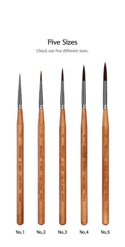 HEREND : S-3400 DETAIL BRUSH (Synthetic)
