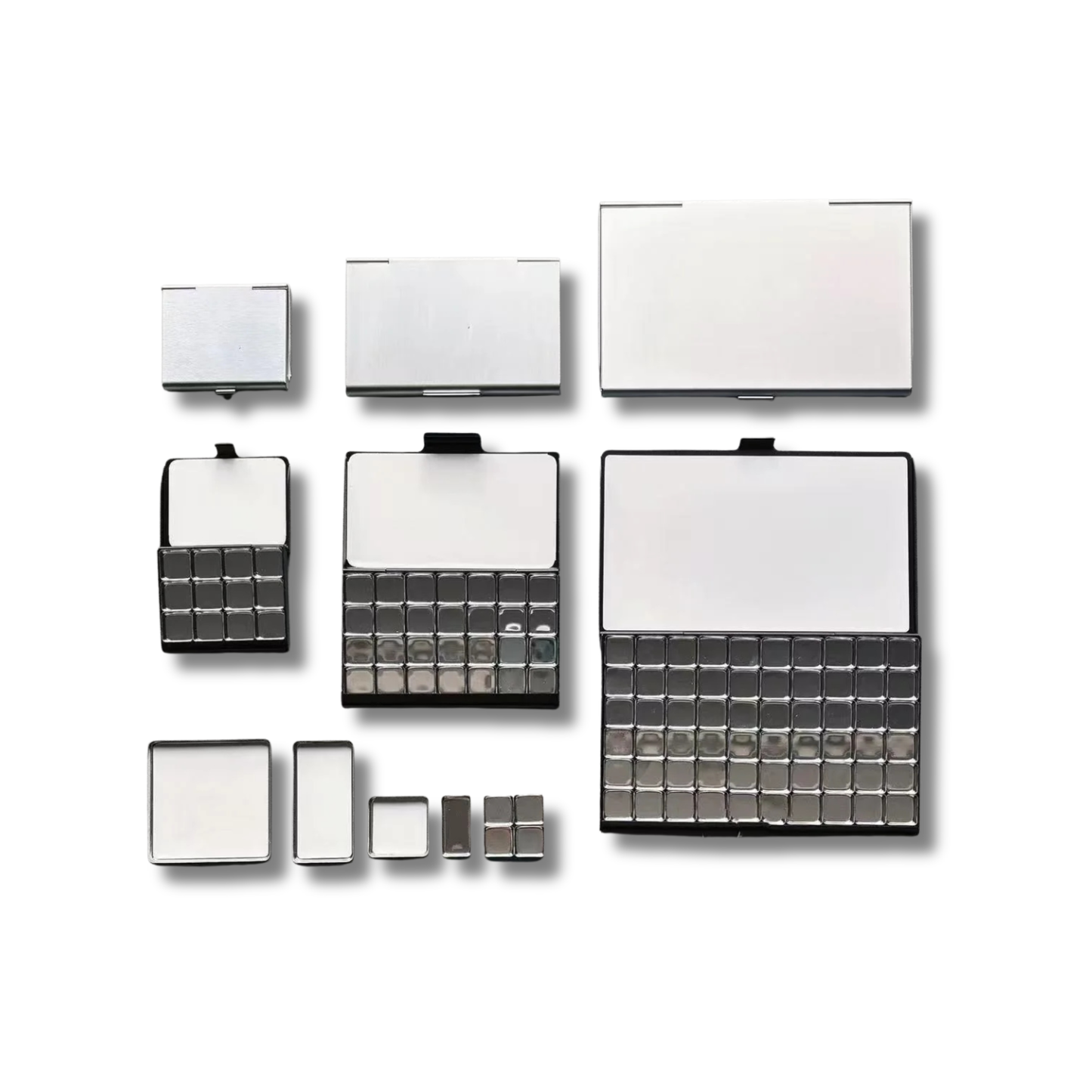 Portable Aluminum Slim Watercolor Palette for Artists on the Go