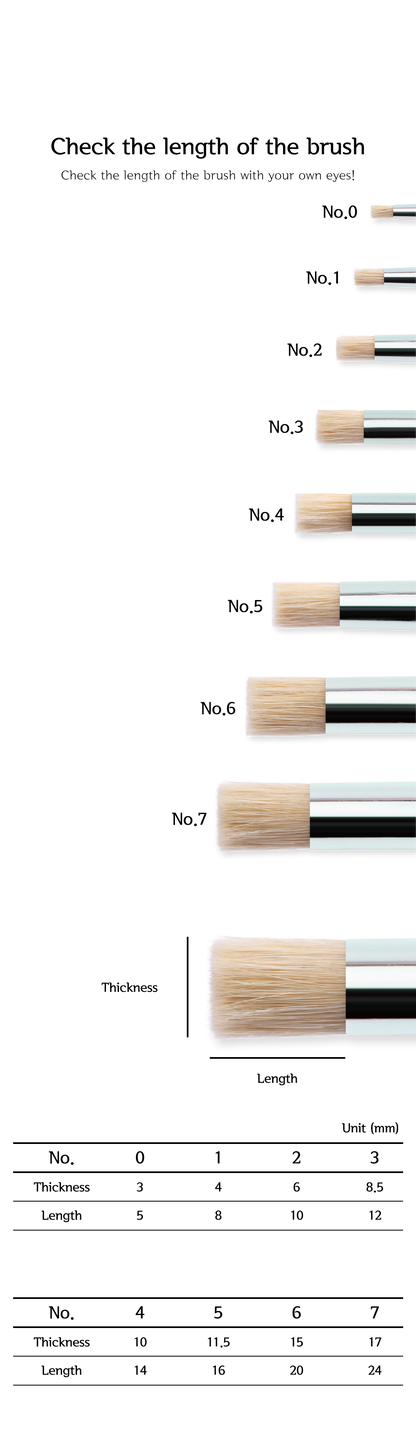 HEREND : W-2000 TAPPING BRUSH (Pig)