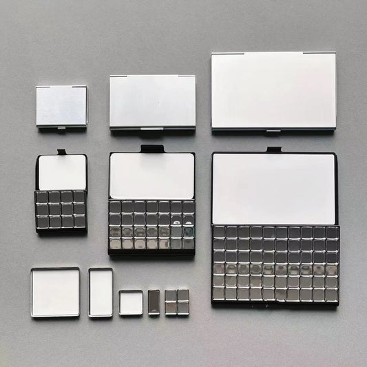 Portable Aluminum Slim Watercolor Palette for Artists on the Go