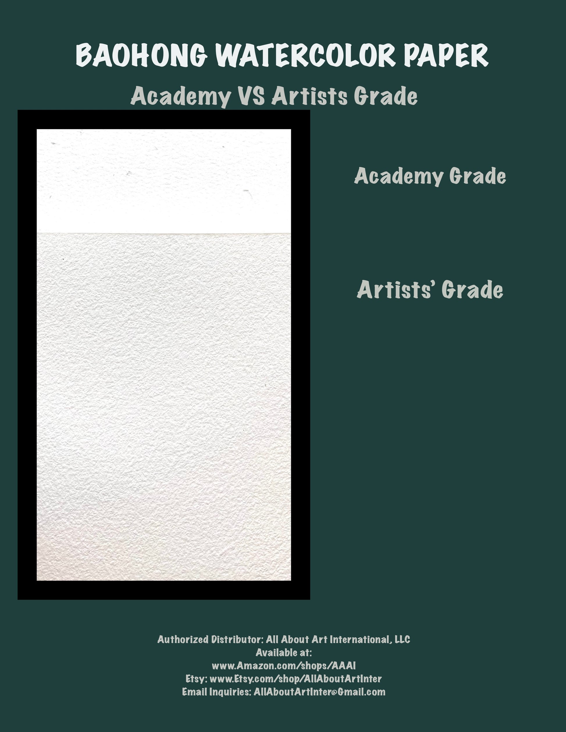 Baohong Watercolor Trial Pad, 4.1x5.7, Artists' Grade, Cold Pressx6, – All  About Art International, LLC